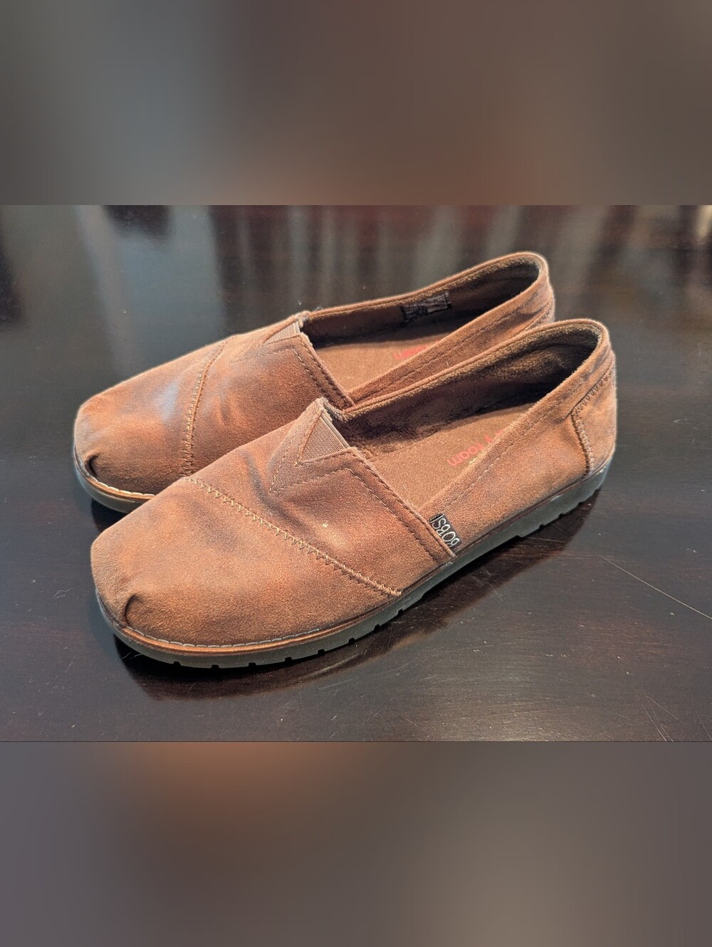 BOBS Skechers worn once Chill Lugs-URBAN SPELL Shoes Size 8 Brown Fleece Lined